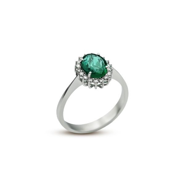 White Gold Diamond Ring