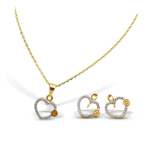 Gold Pendant Set