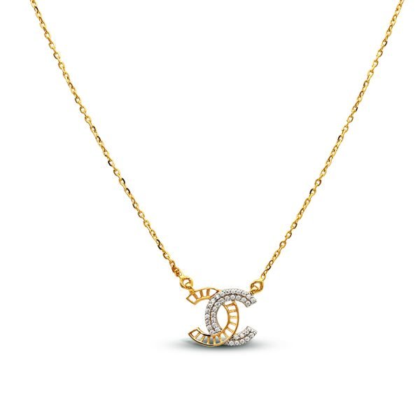 Ladies Gold Pendant Chain