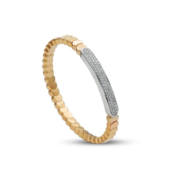 Imported Rose & White Gold Diamond Karra (Certified)