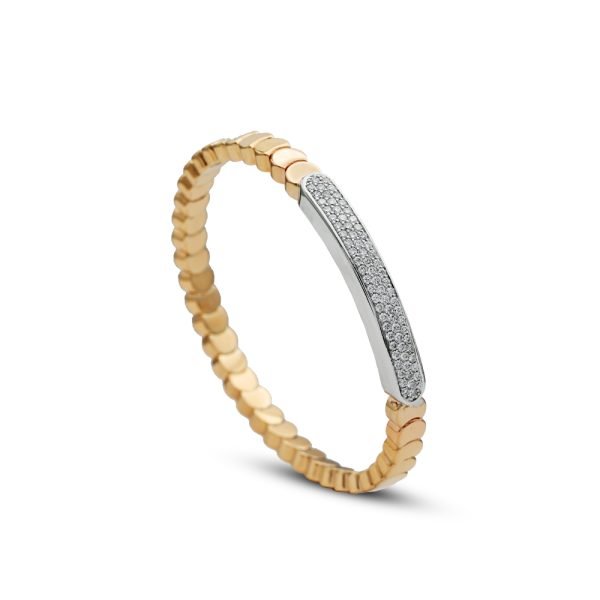 Imported White & Rose Gold Diamond Karra