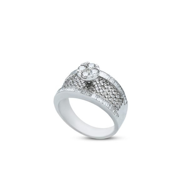 White Gold Diamond Ring