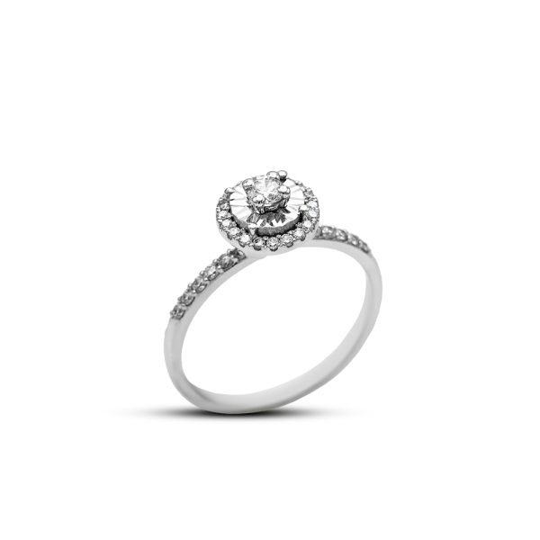 White Gold Diamond Ring