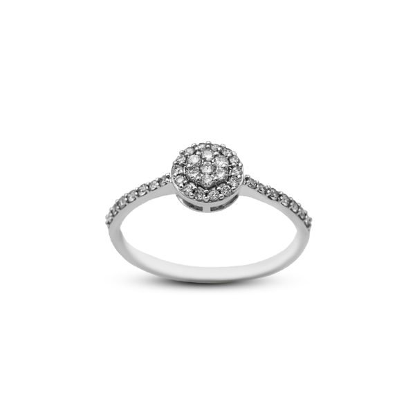 White Gold Diamond Ring