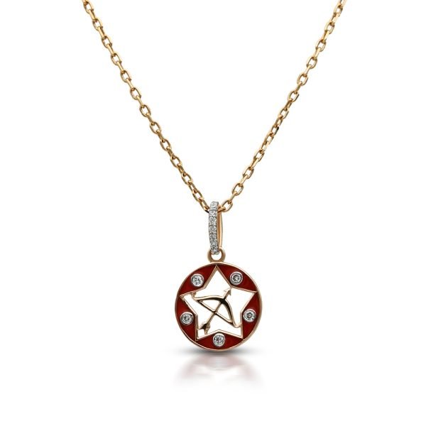 Yellow Gold Diamond Pendant