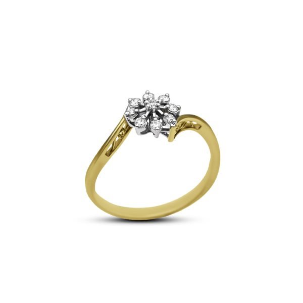 Yellow & Gold Diamond Ring